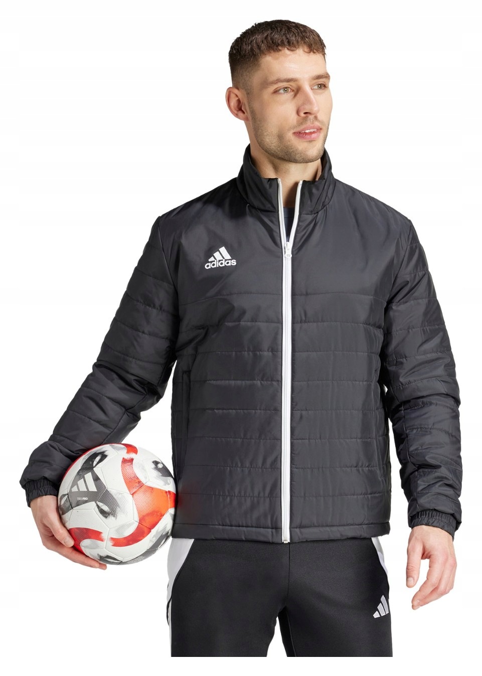 Bunda Adidas Teamwear Entrada 22 Light černá IB6070 vel. S