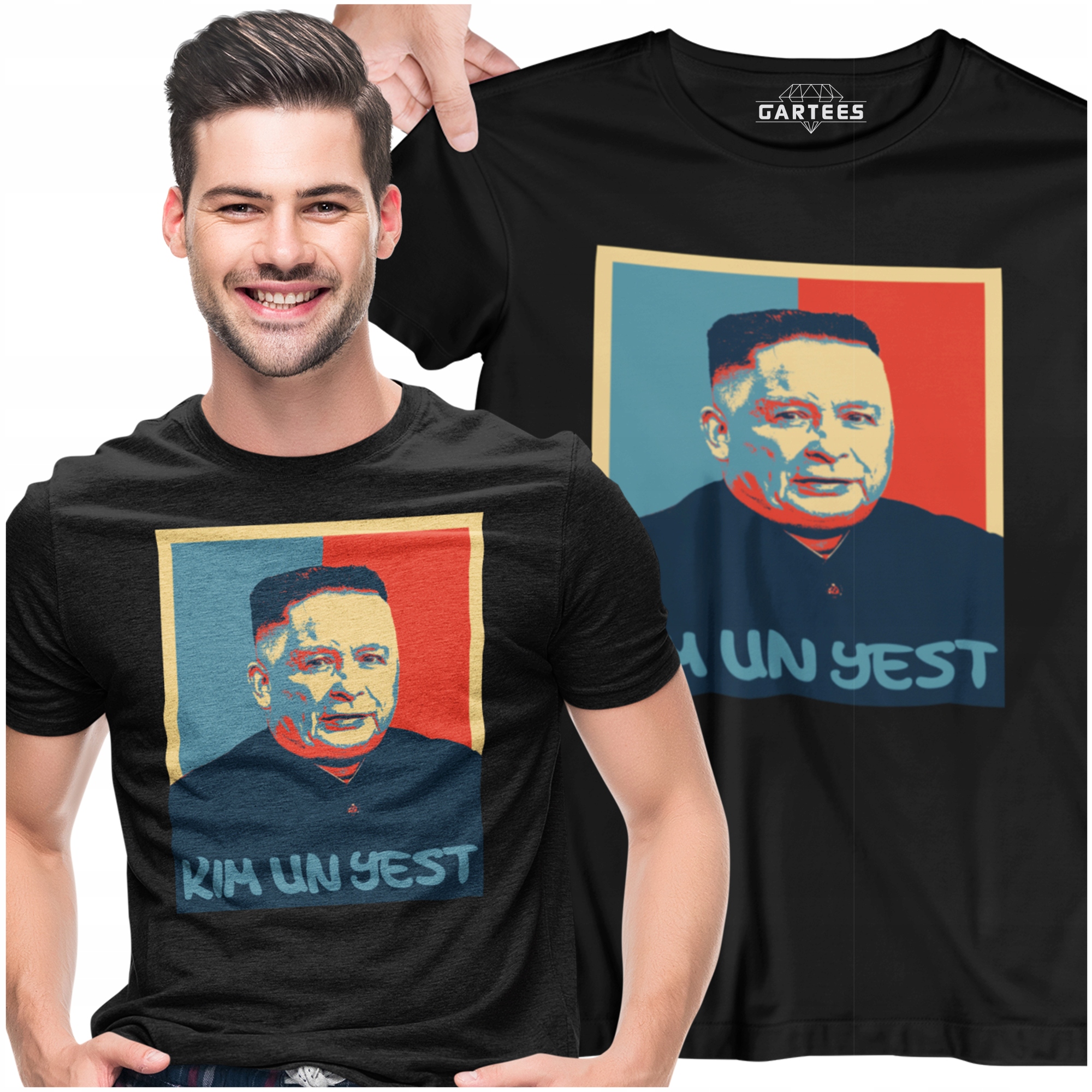 

T-shirt Koszulka Humor Pis Kim Un Yest Protest