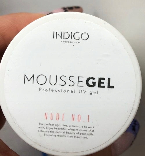 Indigo Moussegel mousse gel Nude No. 1 żel budujący