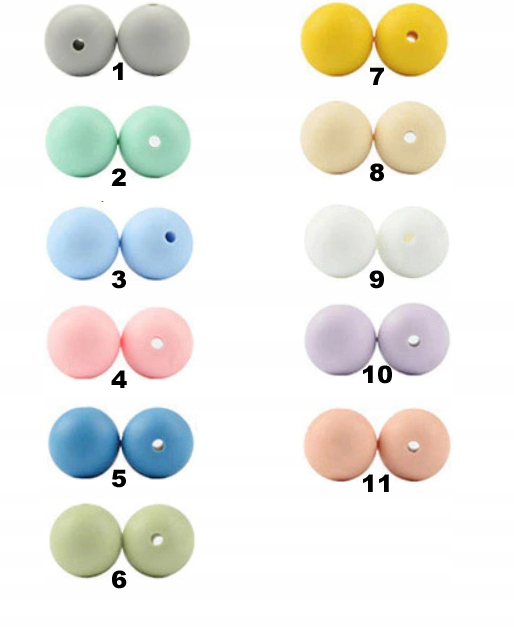 ZAWIESZKA DO SMOCZKA Z IMIENIEM RING II 11 KOLORÓW klips MIŚ Kolor wielokolorowy