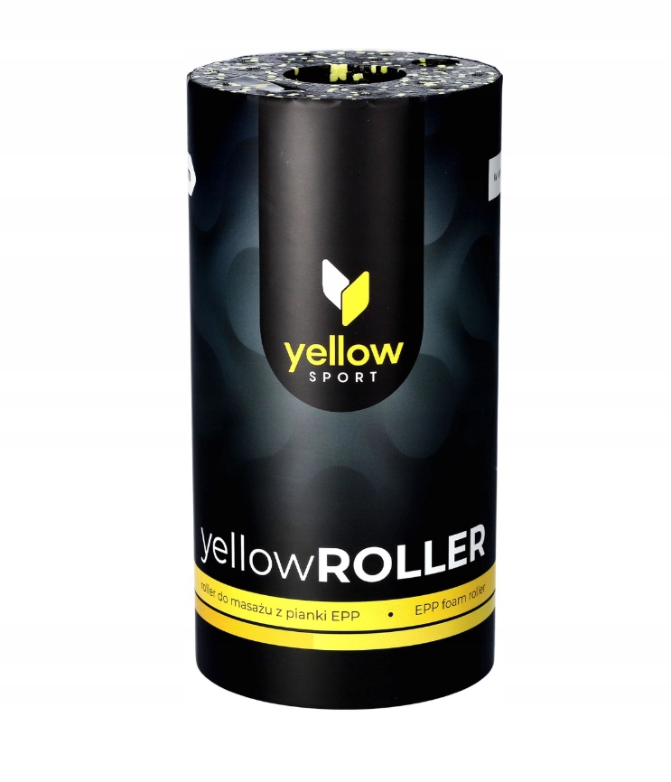 Roller do masażu mięśni po treningu wałek Epp donut roller yellowSPORT