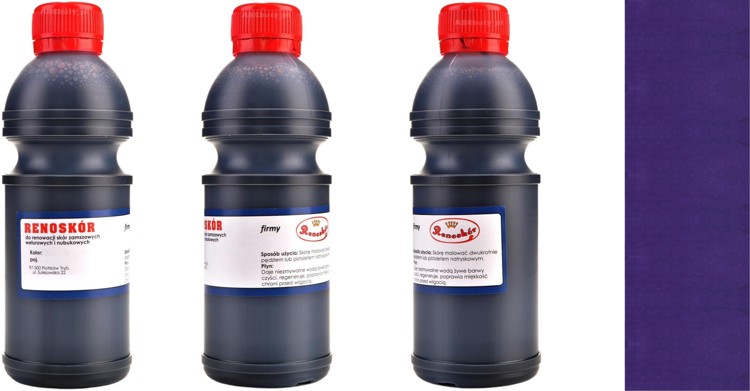 Fialová 13 Fialový Lak Barva Wilbra Na Semišovou Kůži Nubuku 500 ml G13-05