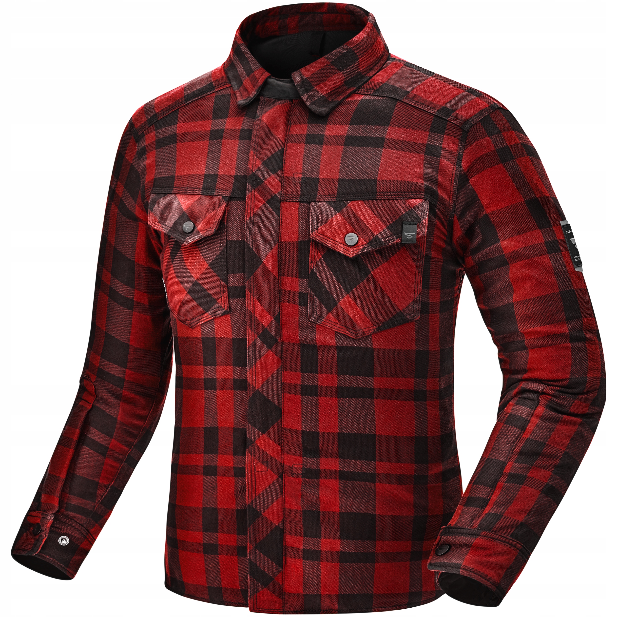 Motocyklová košeľa Shima Renegade Men 2 Red veľ. 4XL