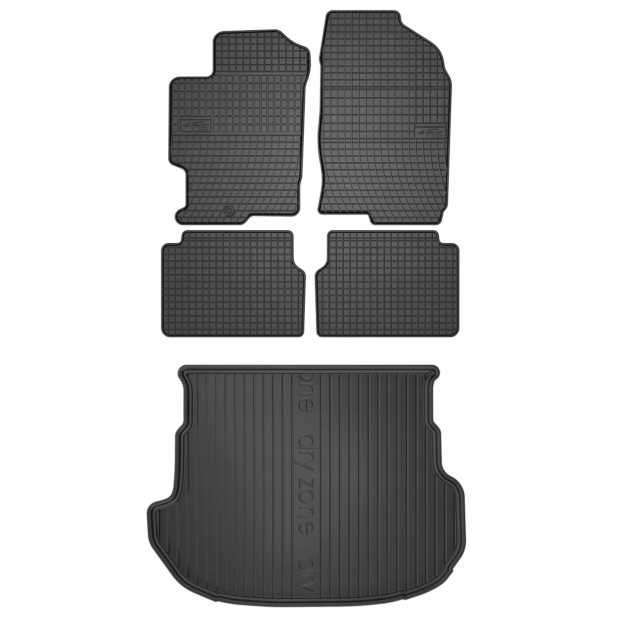 Gumová sada koberčekov a rohože Mazda 6 I 2002-2007