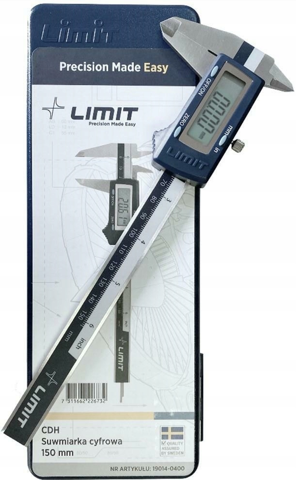 SUWMIARKA ELEKTRONICZNA LIMIT CDH 150mm EAN (GTIN) 7311662226732