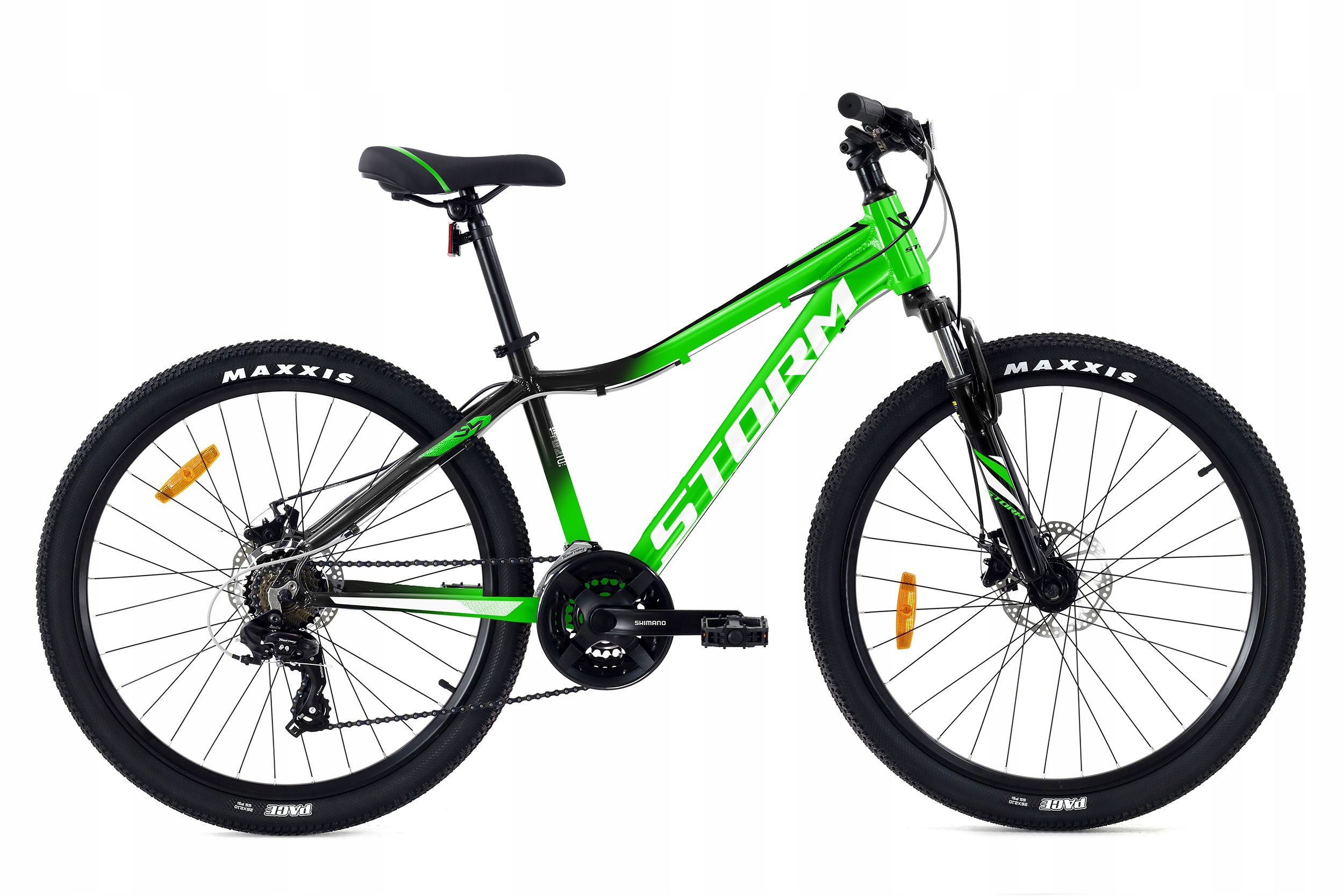 Rower Storm Racer 26 2HD hydraulika zielony/czarny 13