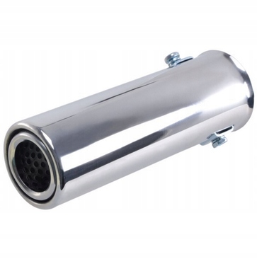 KOŃCÓWKA WYDECHU TŁUMIKA STAL NIERDZEWNA CHROM