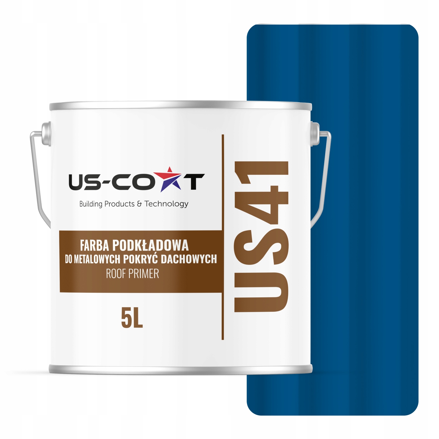 Základná Farba Na Kovové Strechy Krytiny Modrá RAL5005 5L Matná