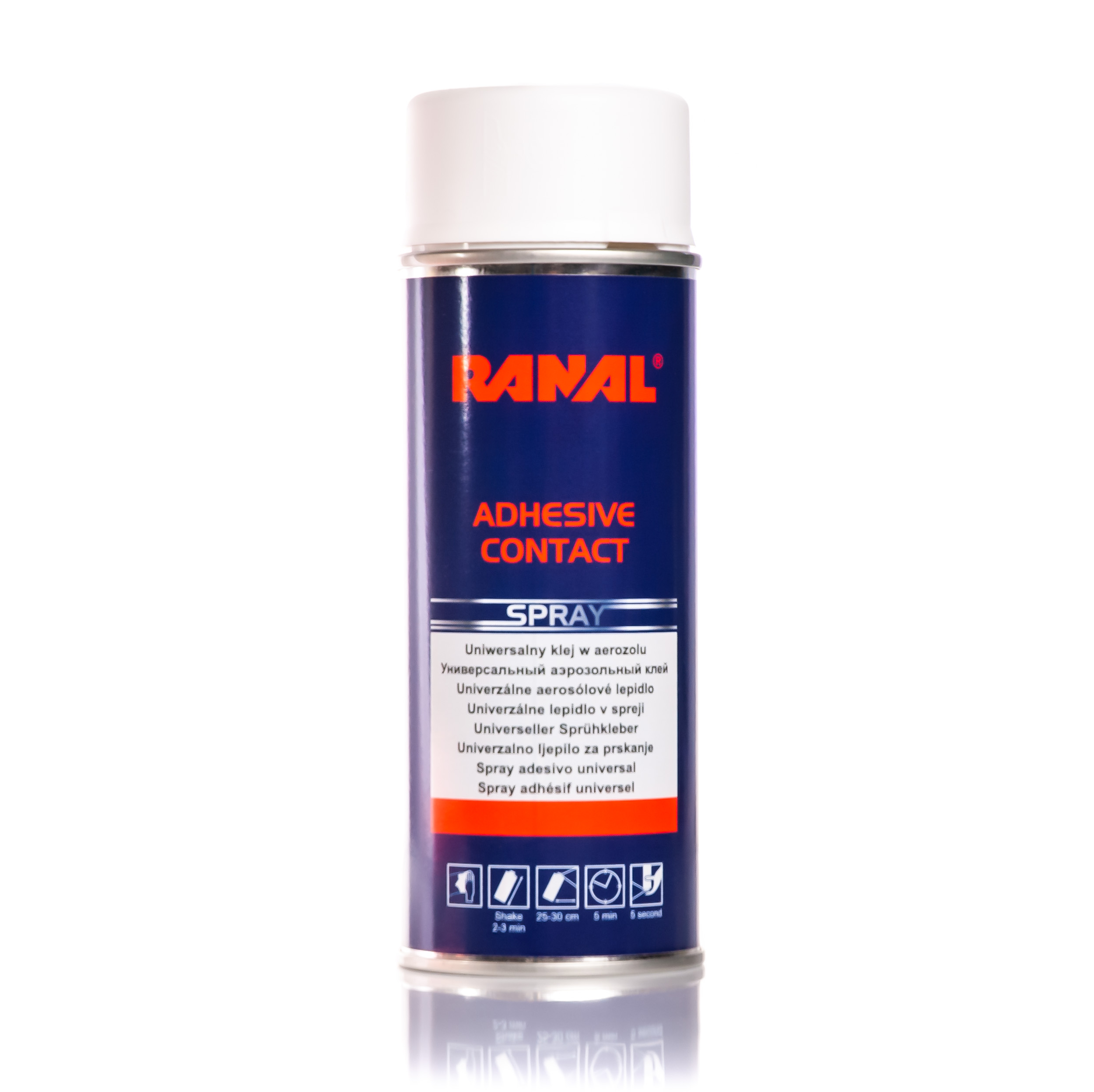 RANAL MOCNY KLEJ DO TAPICERKI SPRAY 400ml Producent Ranal