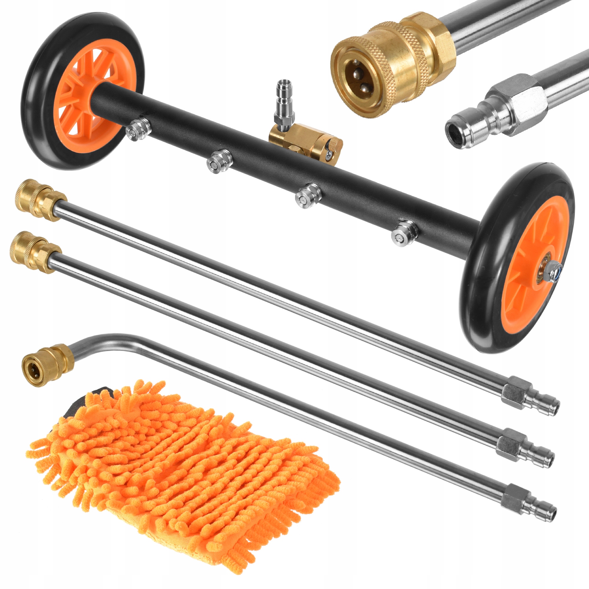 Tlaková lišta pro mytí podvozku 415 mm rychlospojka 1/4“ 276 bar