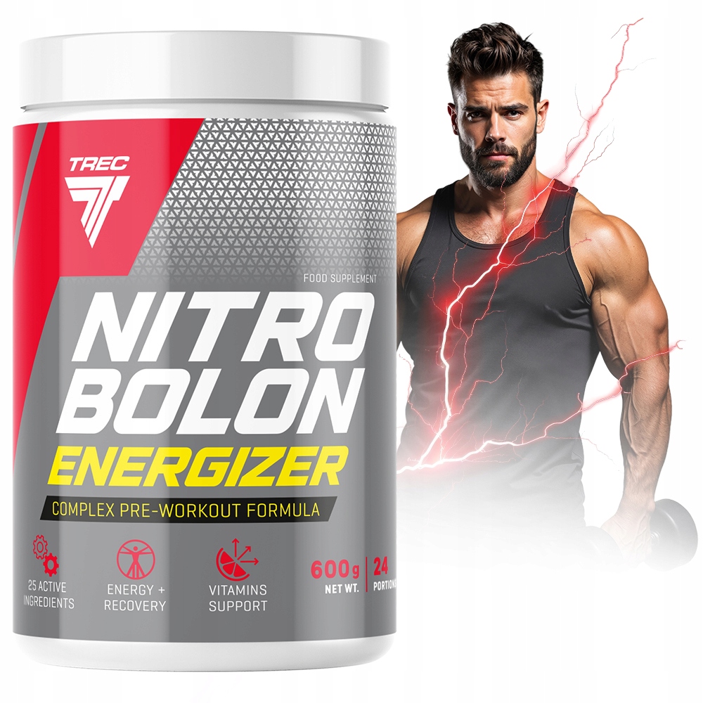 Trec Nitrobolon Energizer 600g Pumpa Kreatin Citrulin Aakg Moc Povzbuzení