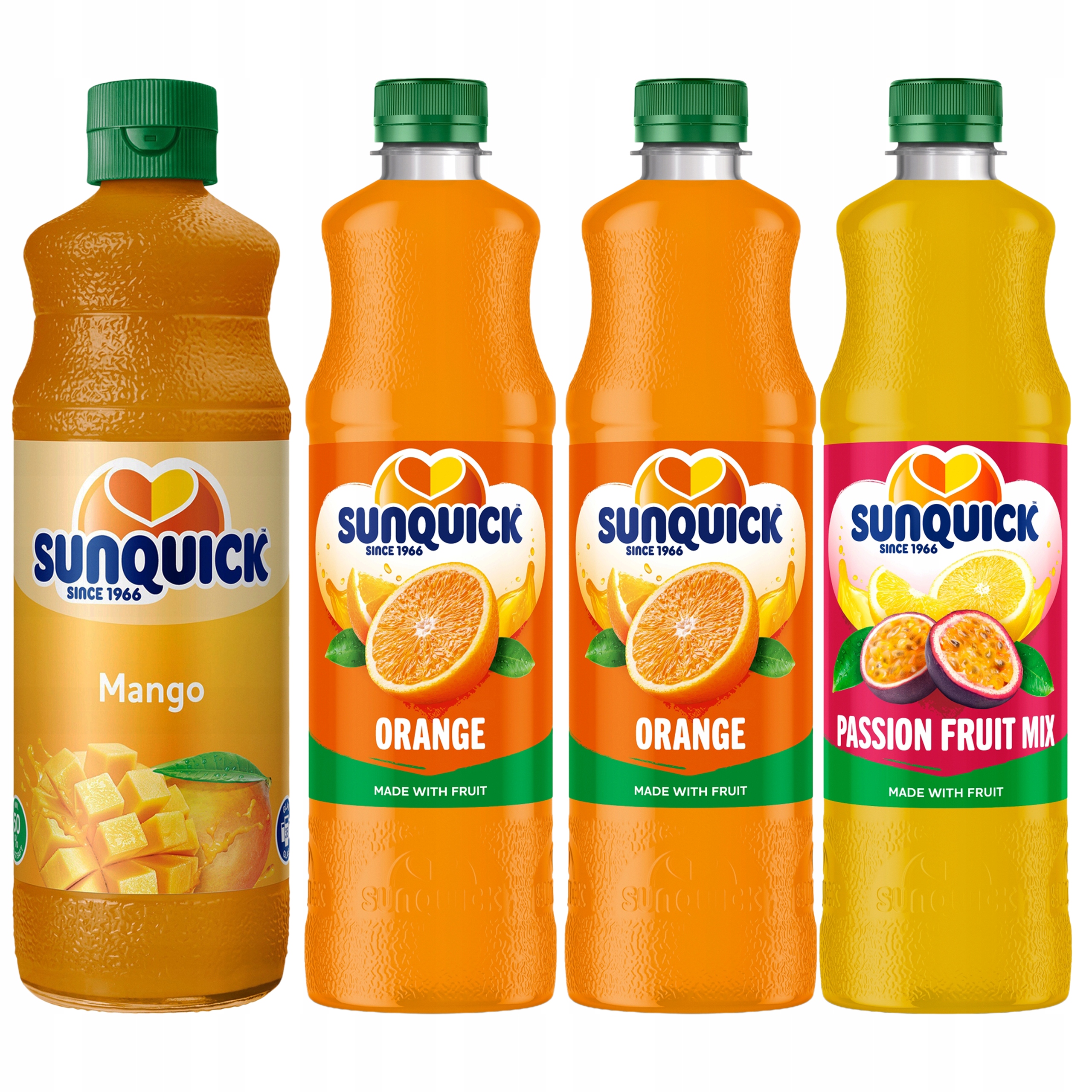 Zestaw Sunquick syropy do napojów 3 smaki 4x700ml
