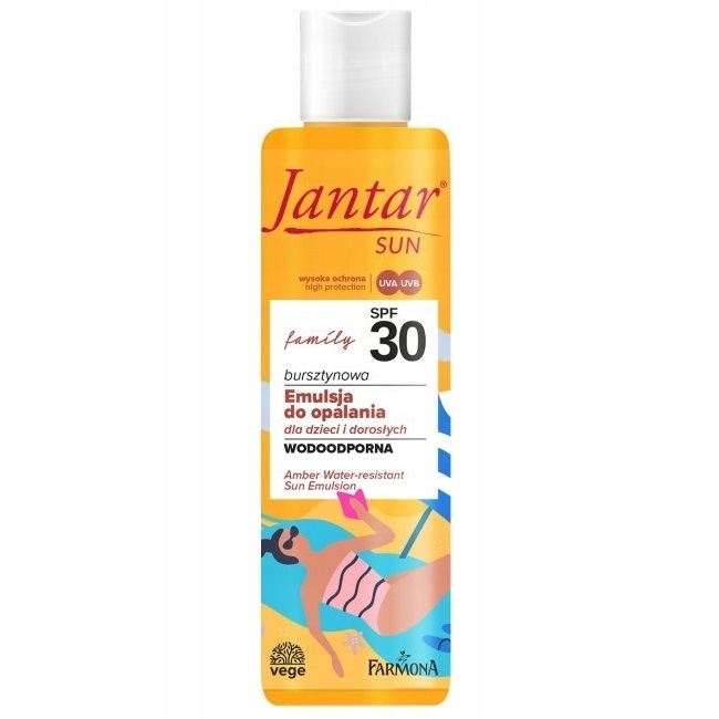 

Jantar Sun Emulsja Do Opalania SPF30 Wodoodporna