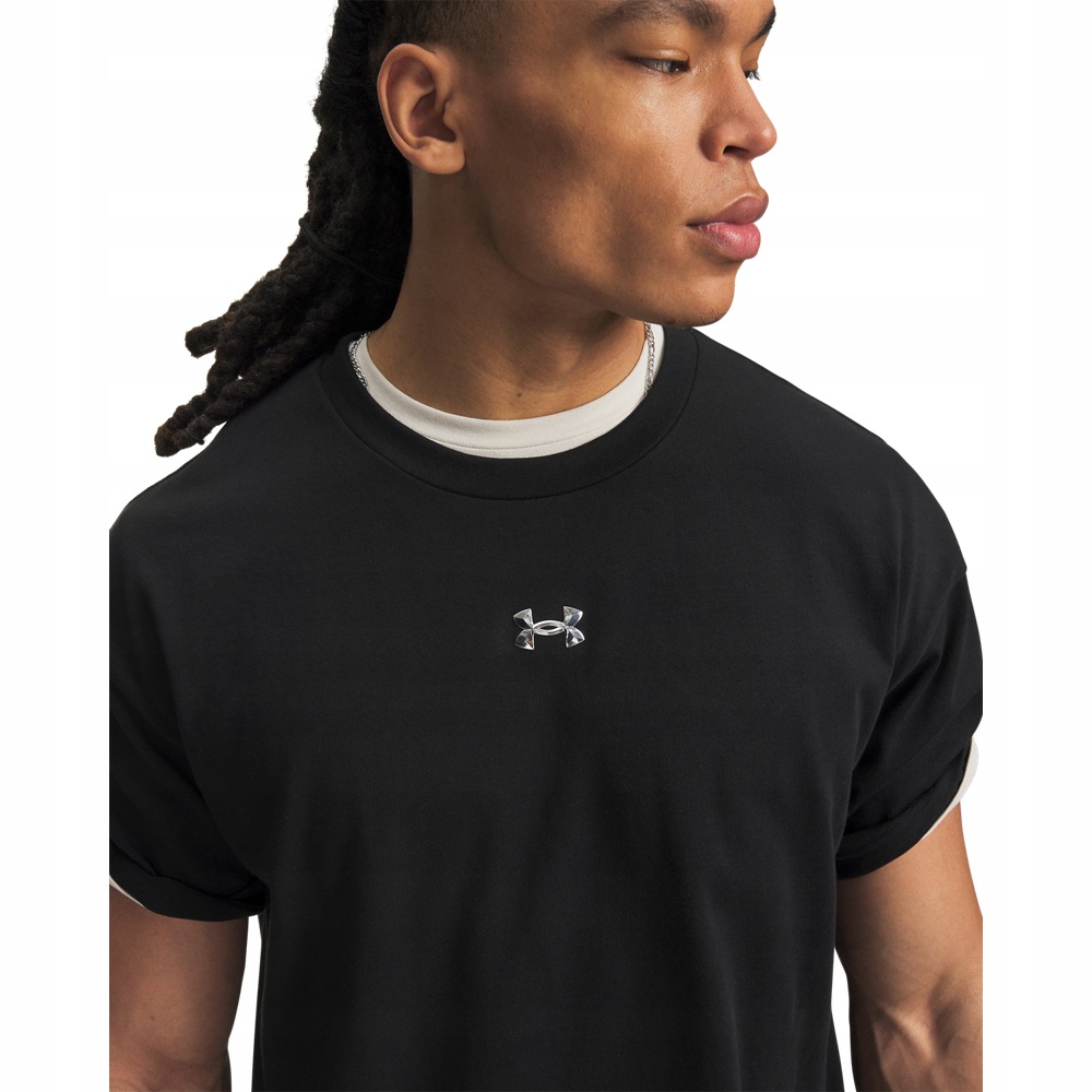 Pánské Tričko Under Armour Volný Střih Černé AW26 L