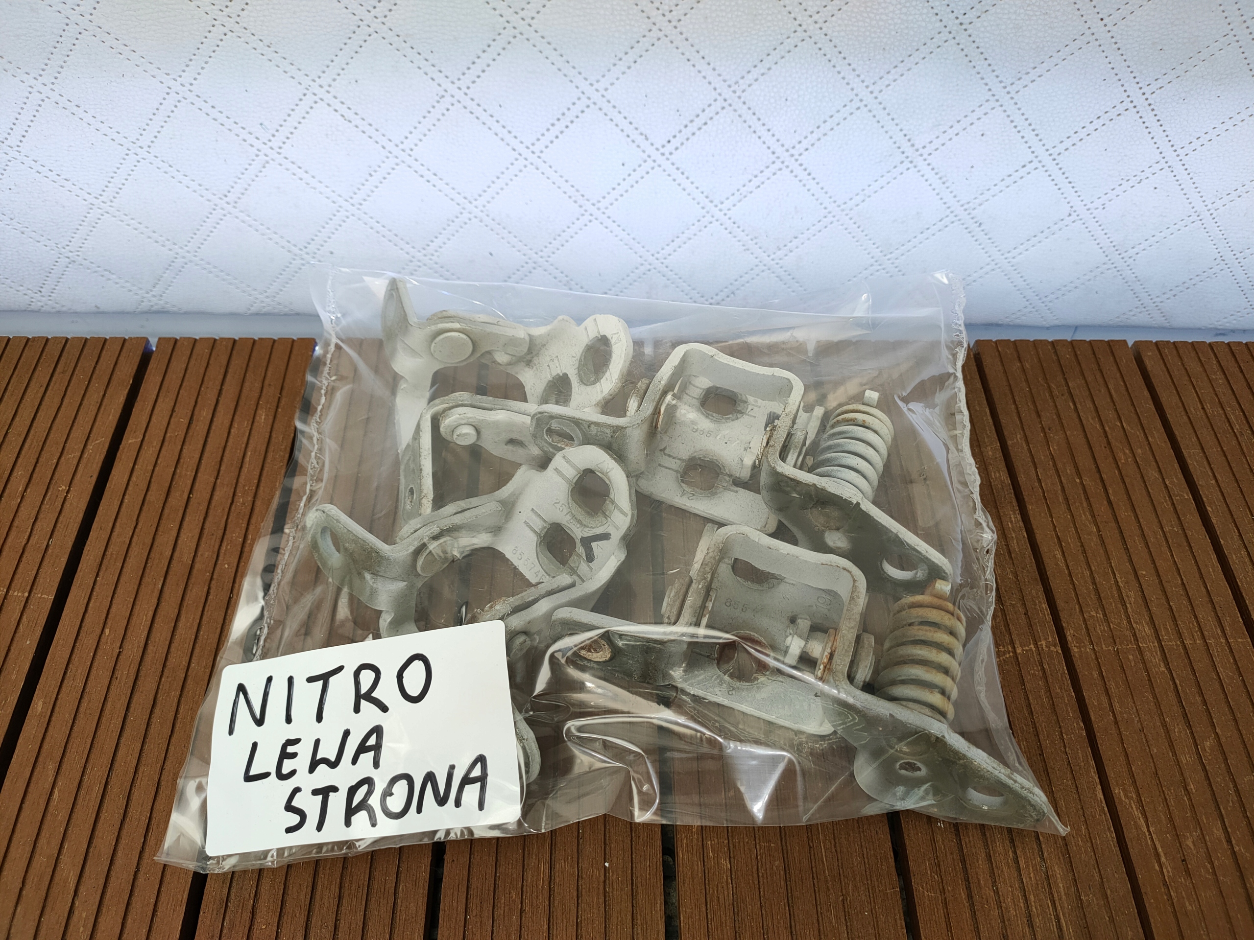 DODGE NITRO 07-12 hinges door left upper lower front rear part 4SZT. KOMPLET OE