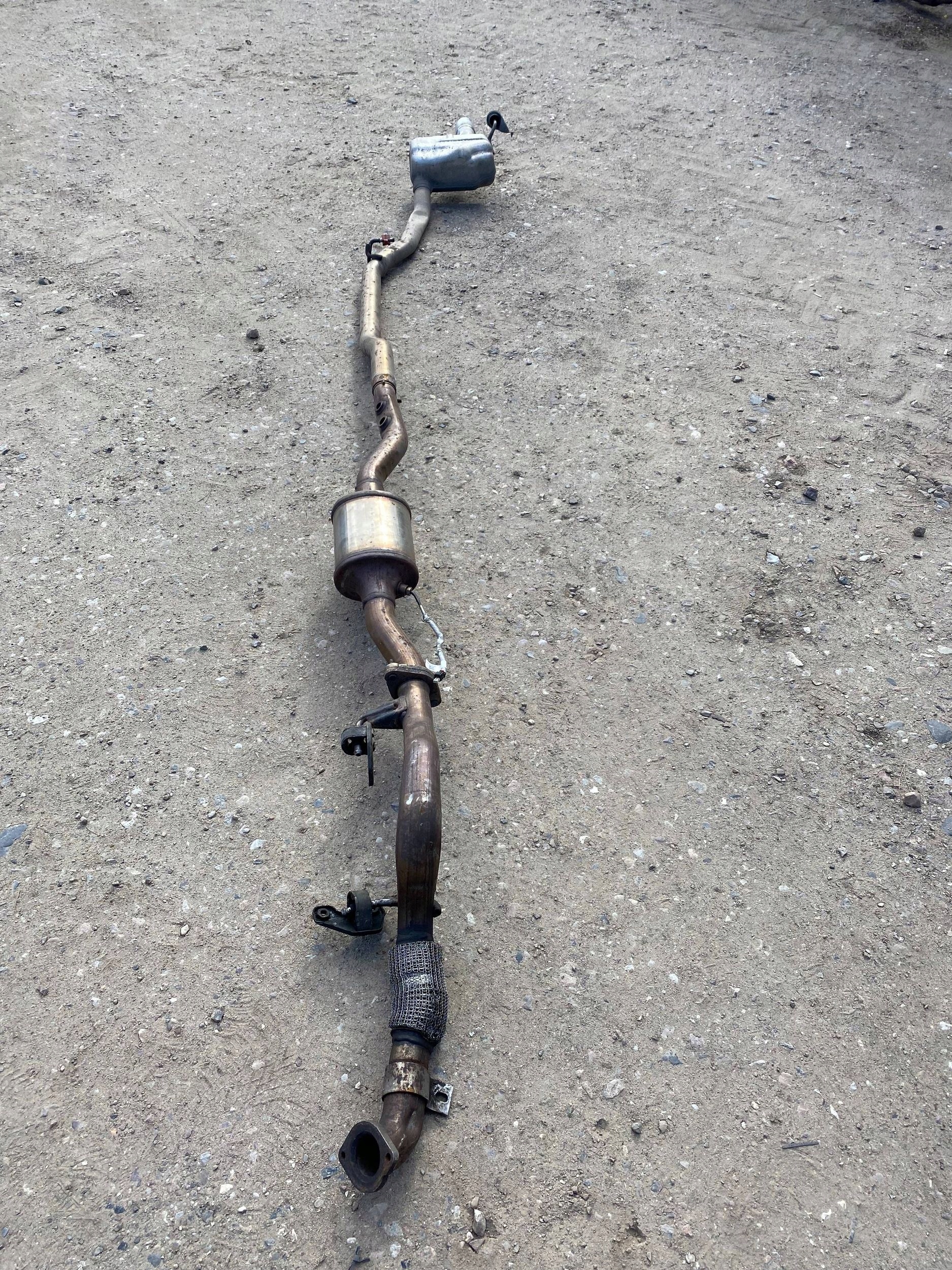JEEP COMPASS II 1.6 complete exhaust pipe TLUMIK 53435909