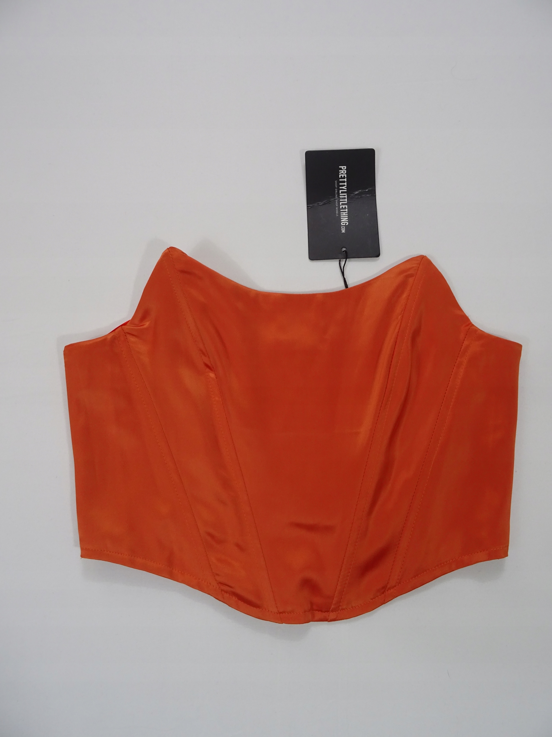 GORSET PRETTYLITTLETHING 38/M NOWY Wzór dominujący bez wzoru