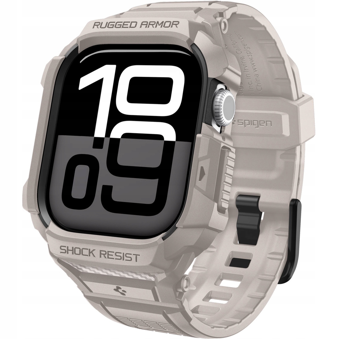Spigen Rugged Armor "Pro" V2 Apple Watch 10 11 (42 mm) Dune Beige Spigen