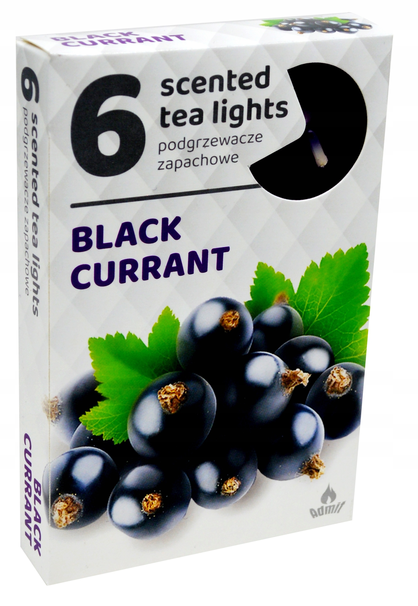 Podgrzewacze zapachowe 6 sztuk, zapach CZARNA PORZECZKA