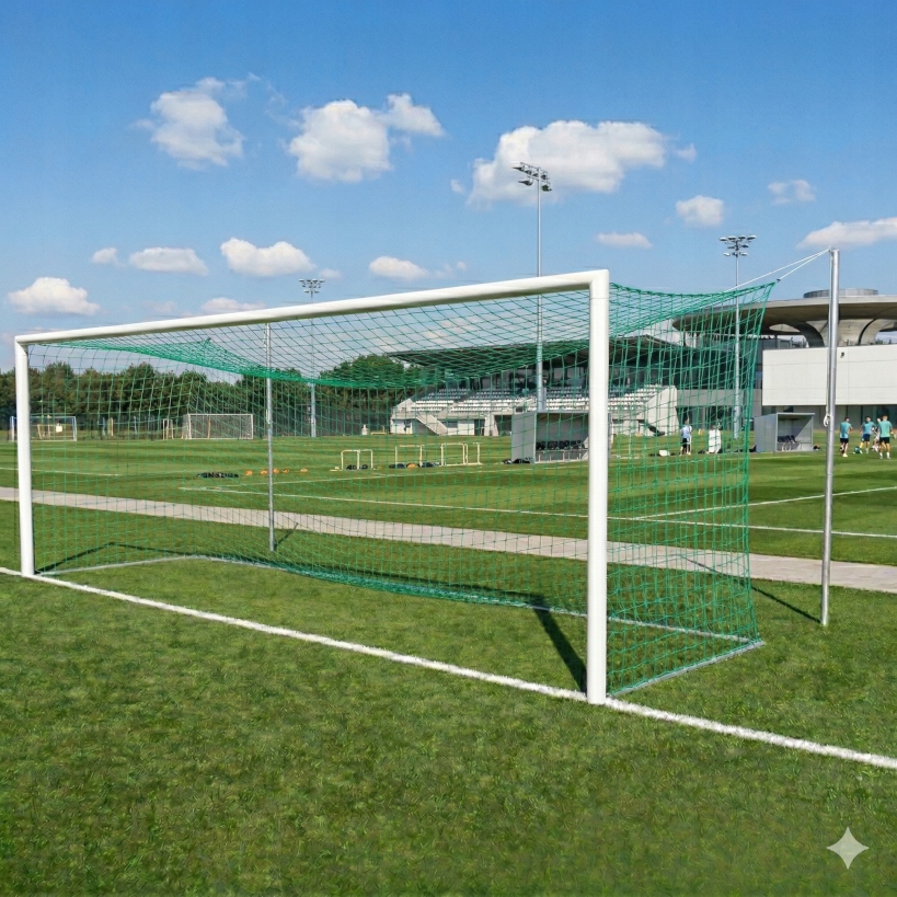 Síť na fotbalovou branku zápasová7,32 x 2,44 m, tloušťka 4 mm, barva zelená