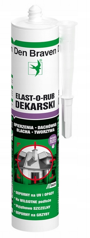 

Den Braven Uszczelniacz Dekarski Biały 280ml