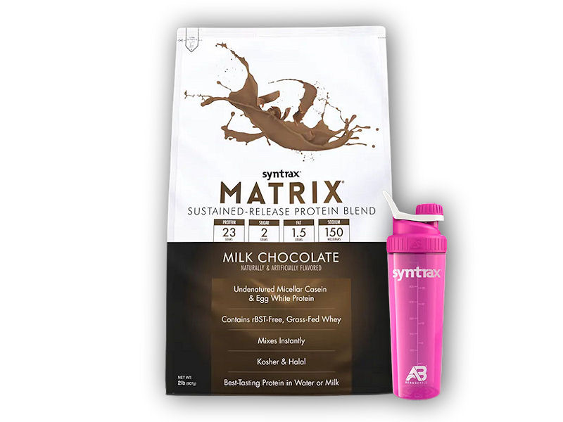 Matrix 2270g Láhev AeroBottle Primus Crystal 800ml milk chocolate