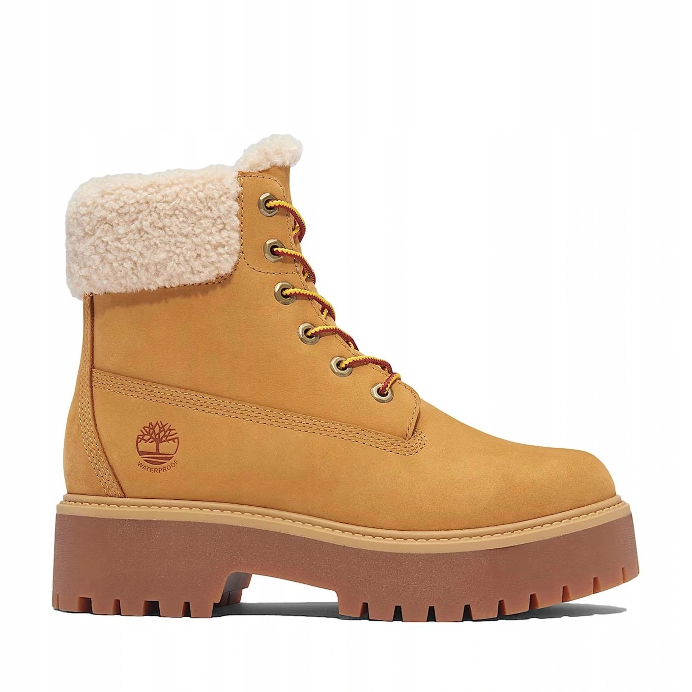 Dámské zimní kožené boty Timberland Stone Street 6 In Voděodolné