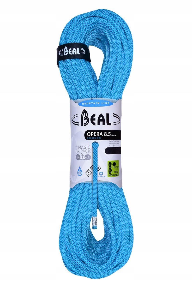 Beal Dynamické lezecké lano Opera Unicore 8,5Mm 70M Golden Dry