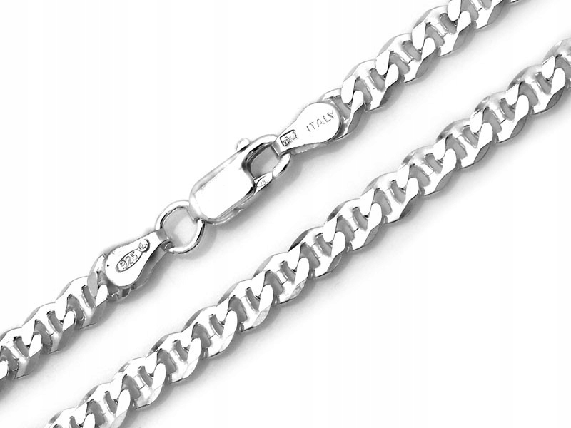 Stříbrný pánský řetěz Marina 7.5 mm, váha 40 g, ryzost 925, elegantní dárek