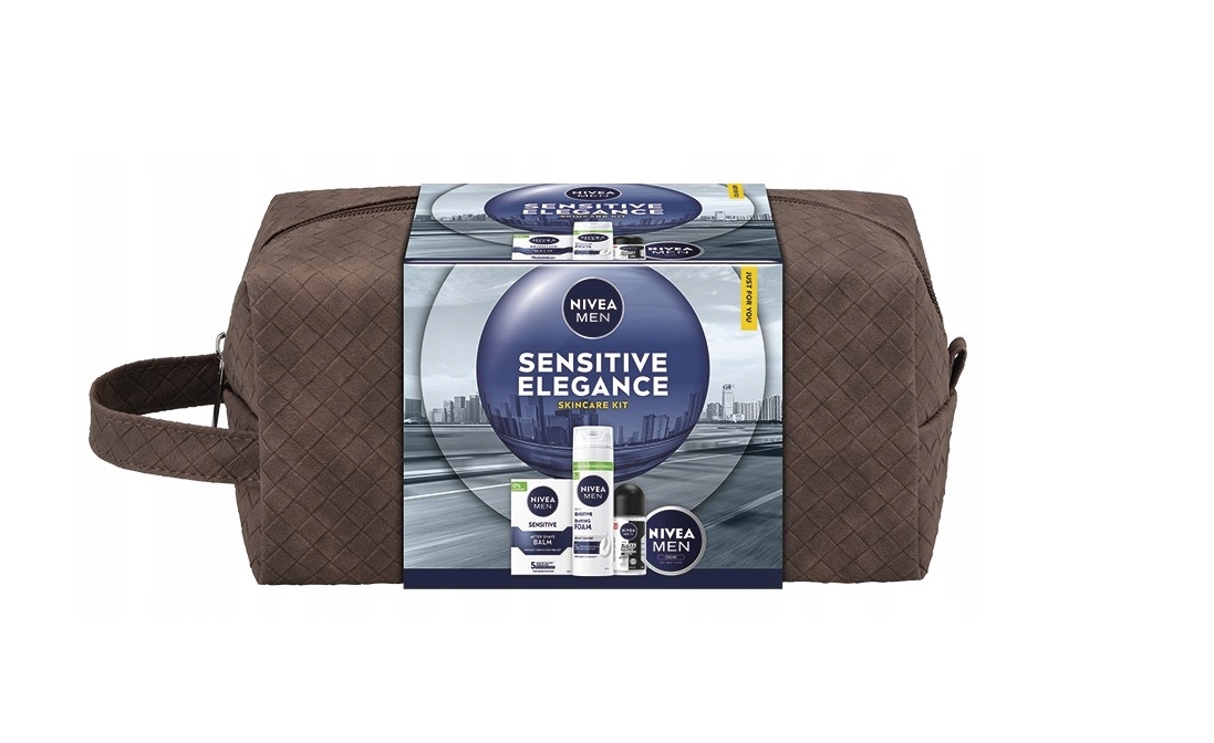 Nivea Sada Sensitive Pěna Balzám Krém Antiperspirant