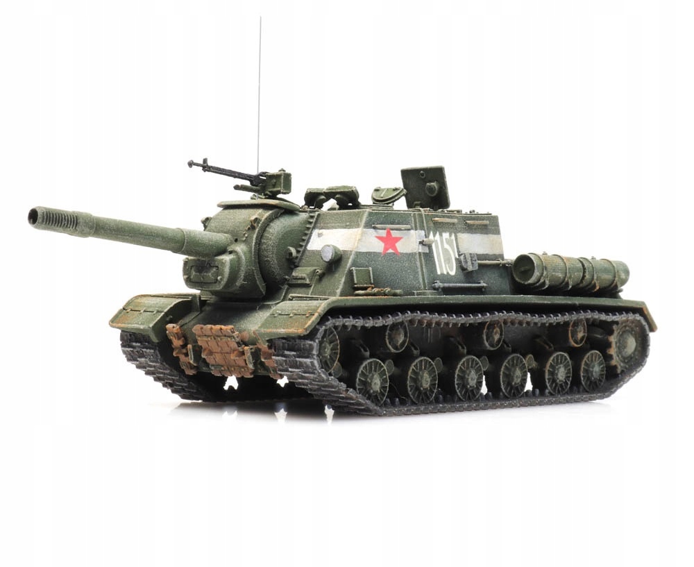 Samohybné dělo ISU152 Hotový Model Artitec H0