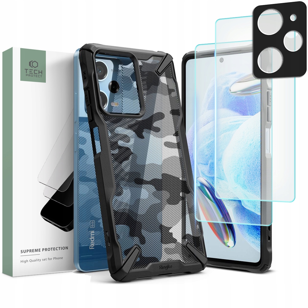 

Ringke Etui Na Poco X5 Pro 5G Szkło Aparat