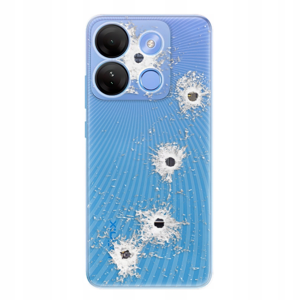 Silikonowe etui iSaprio Gunshots do Infinix Smart 7