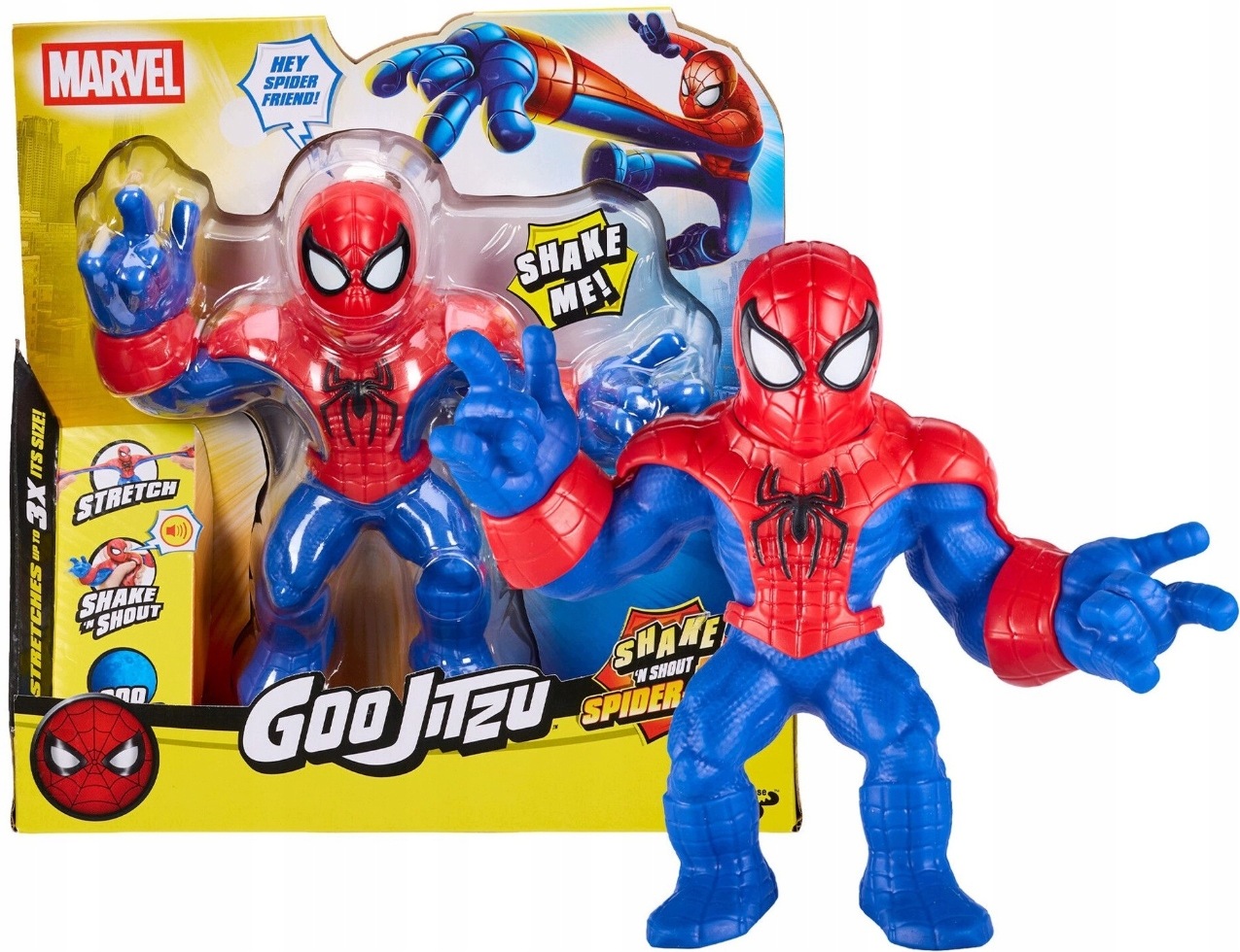 Heroes of Goo Jit Zu Marvel Rozciągliwa figurka Spider-Man 43188