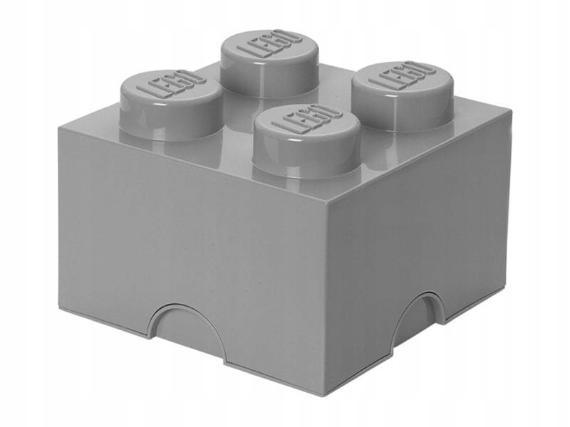 Lego 40031740 Zásobník na stavebnice 2x2 šedý