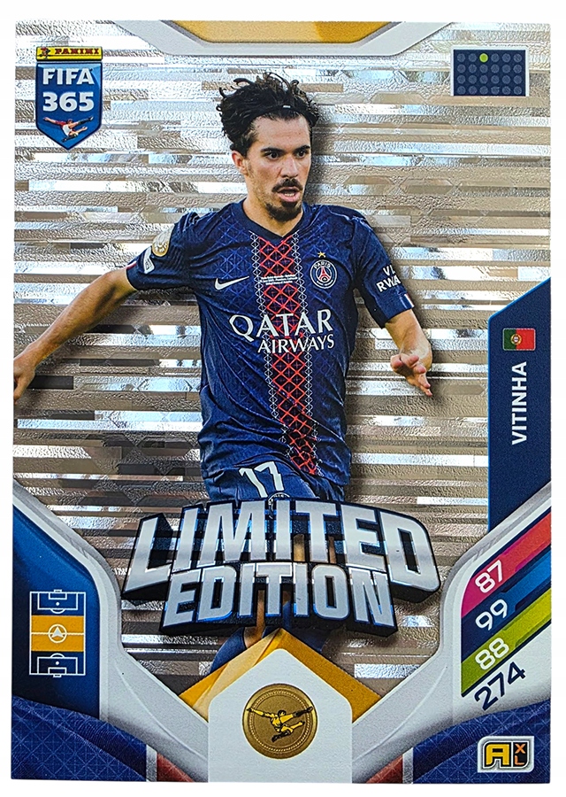 Karty Piłkarskie Panini Fifa 365 2026 Limited XXL 14x10 Vitinha (psg)