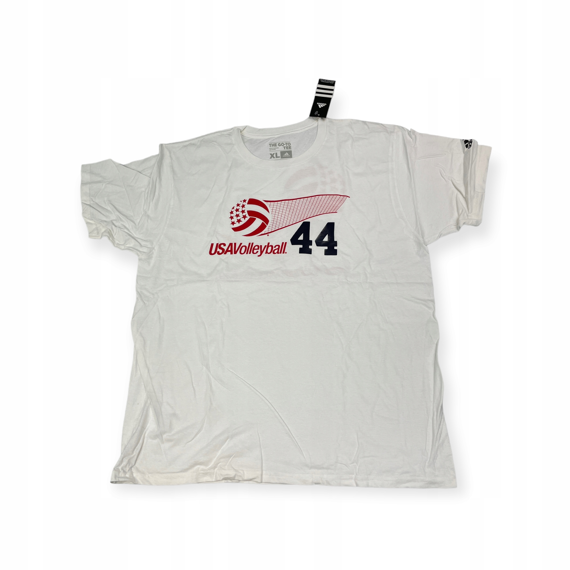 Koszulka męska biała Adidas Usa Volleyball 44 XL