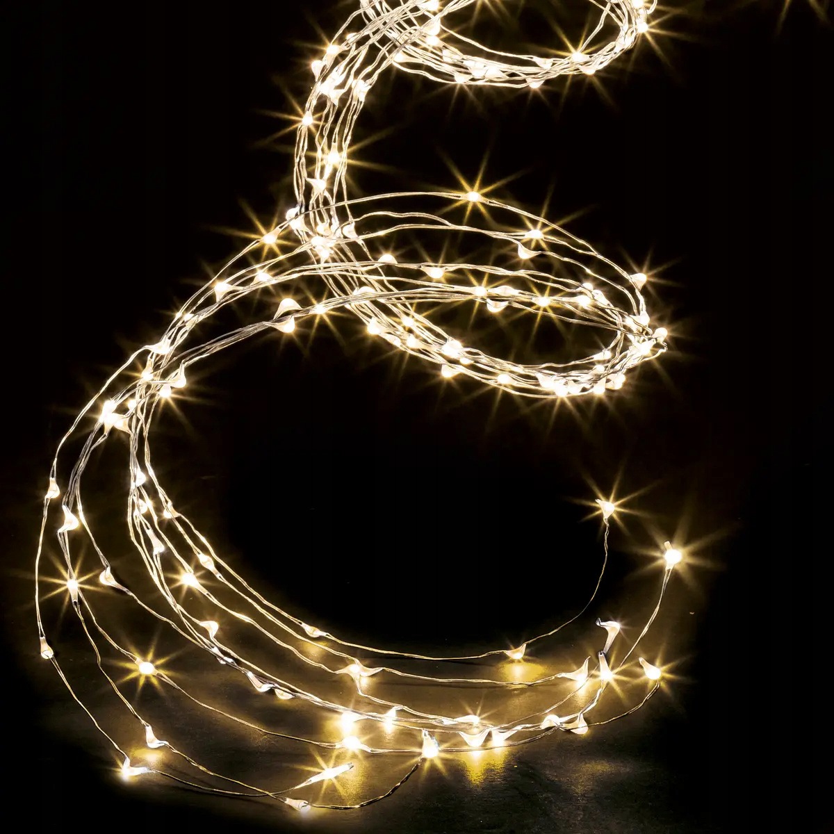 Světelná vnější girlanda, kaskáda, 600 Led