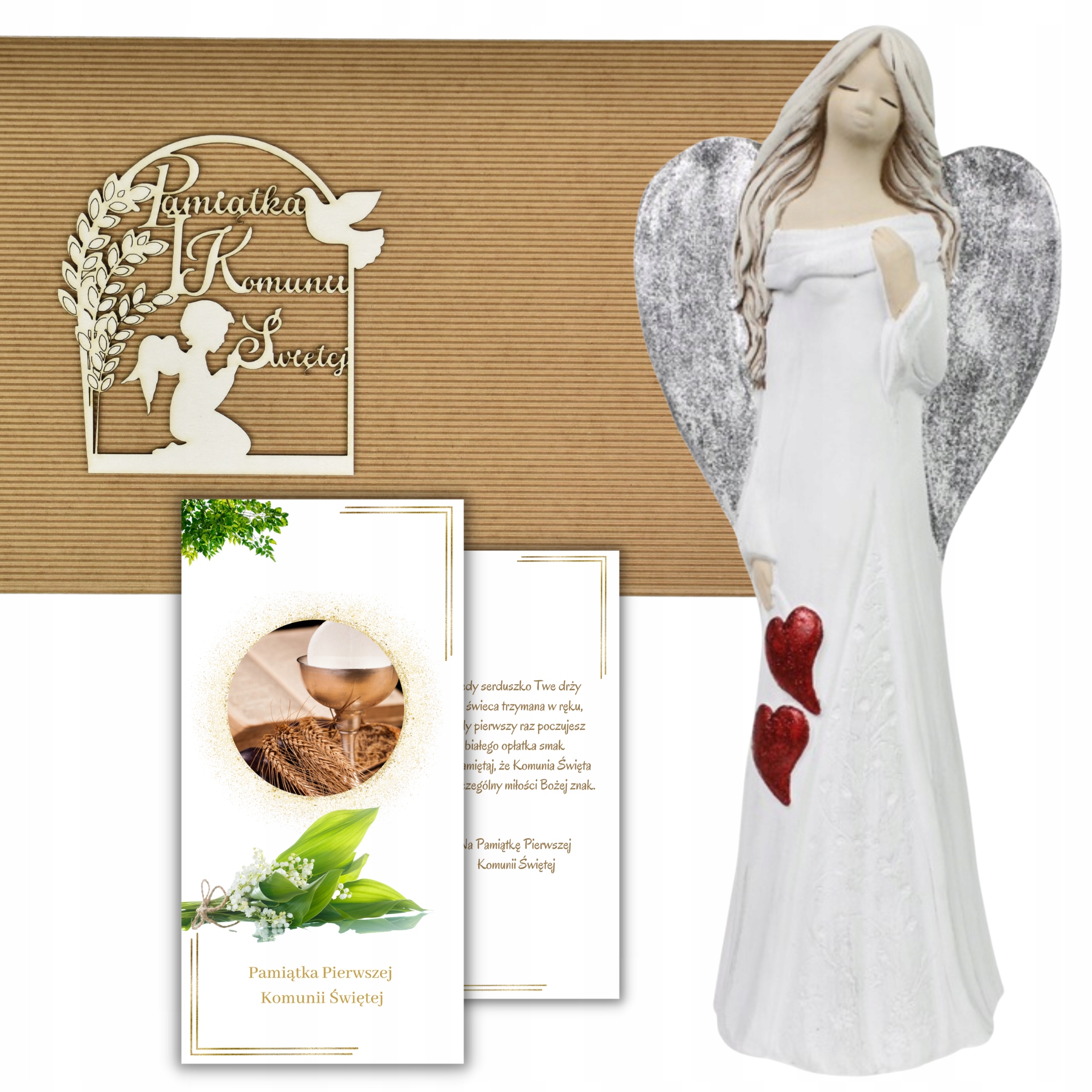 

Komunia Święta Zestaw Anioł Duży Figurka