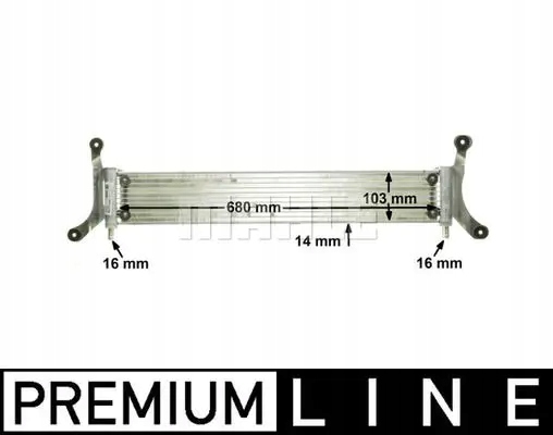mahle 6 000P радиатор охлаждения .
