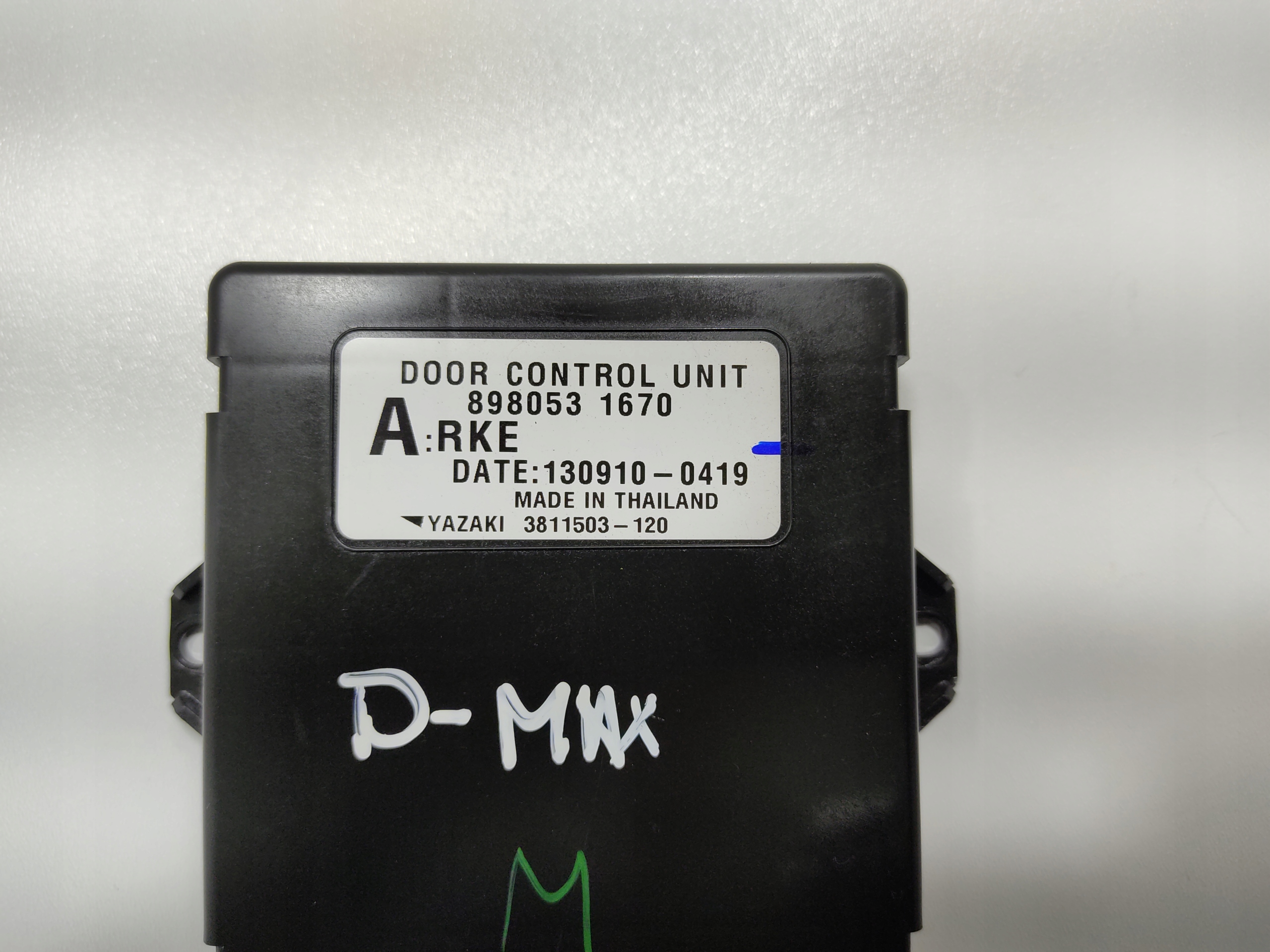 module control unit door ISUZU D-MAX and 898053 8980531670 2002-2011