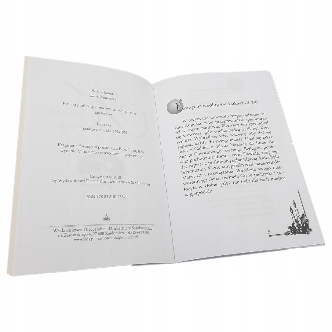 ZBIÓR KOLĘD I PASTORAŁEK - KOLĘDNIK RODZINNY Rok wydania 2018