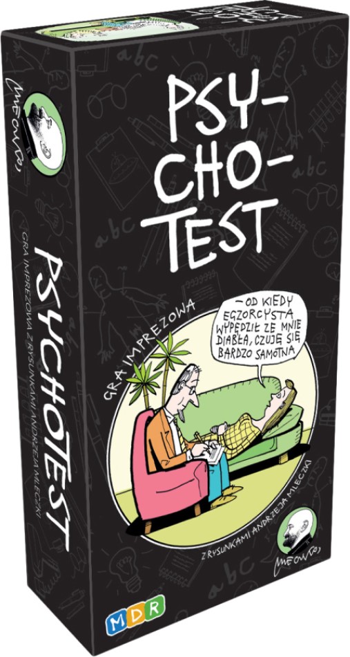 

Psychotest, gra imprezowa rys. A . Mleczko
