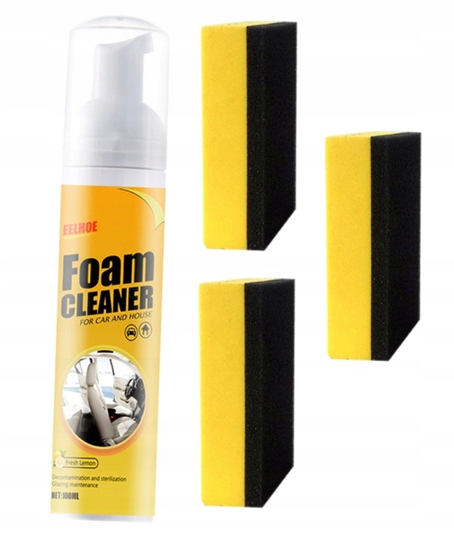 

Foam Cleaner 100ml Pianka Wnętrza auta Tapicerki