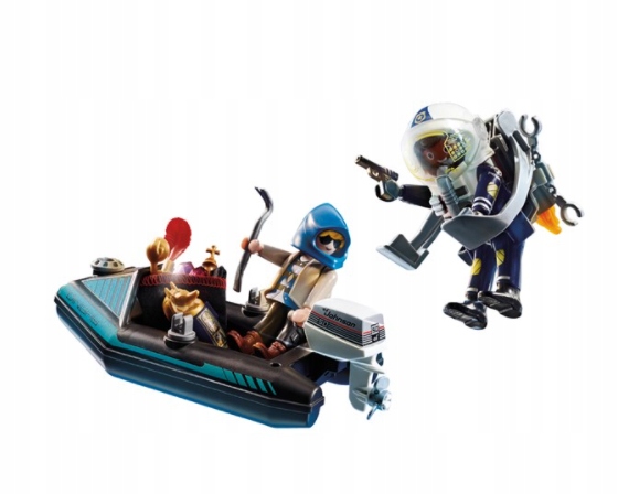 Playmobil 70782 Policyjny plecak odrzutowy Bohater brak