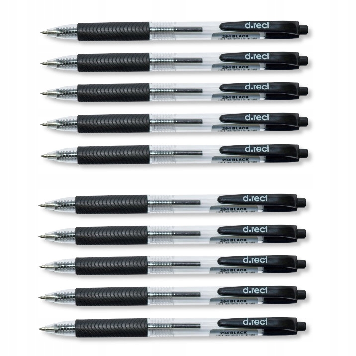 

Długopis Czarny Automatyczny 0,7 mm 10 szt Zestaw
