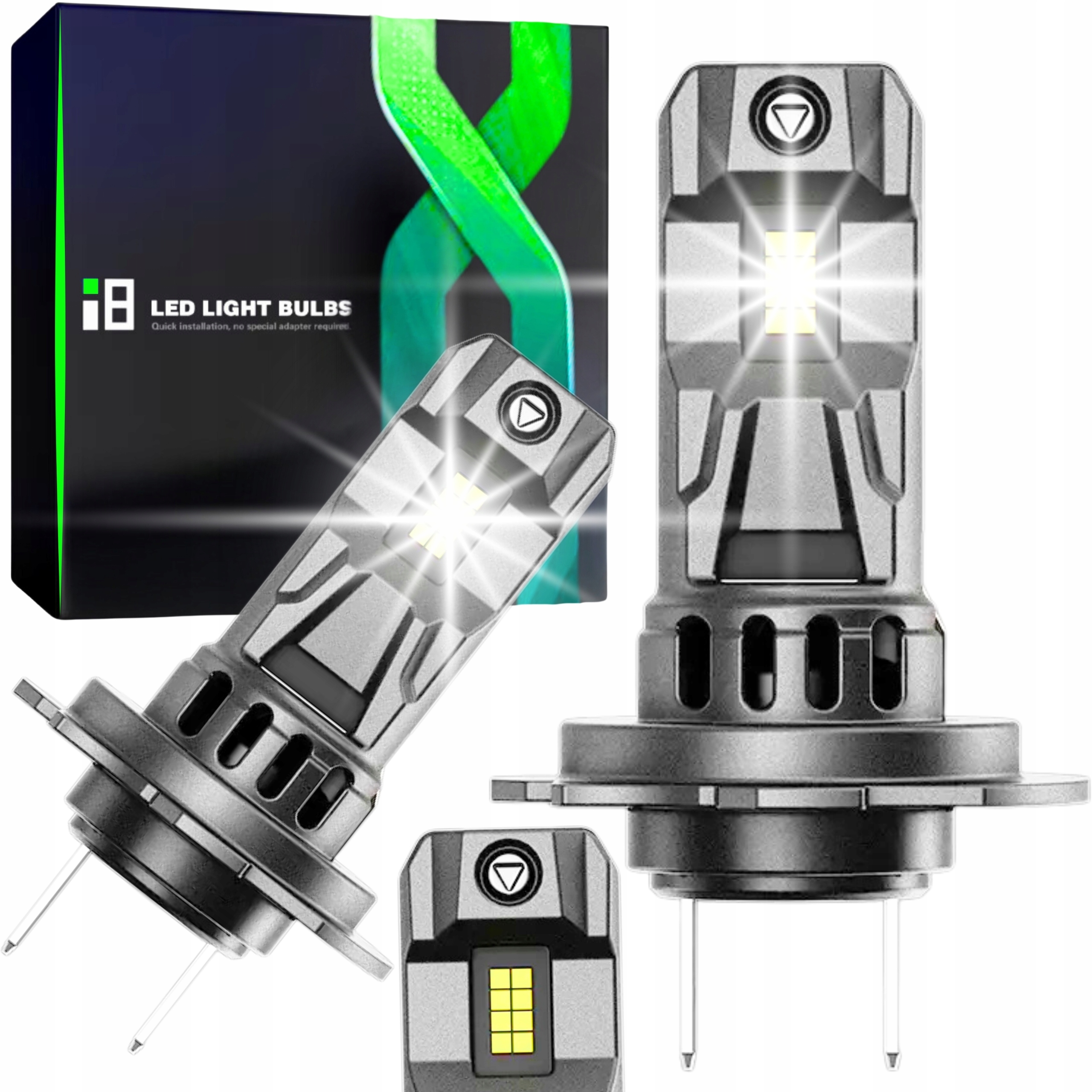 ŻARÓWKI H7 LED HOMOLOGACJA CANBUS H7 XENON H7 BIAŁE NAJMOCNIEJSZE RETROFIT