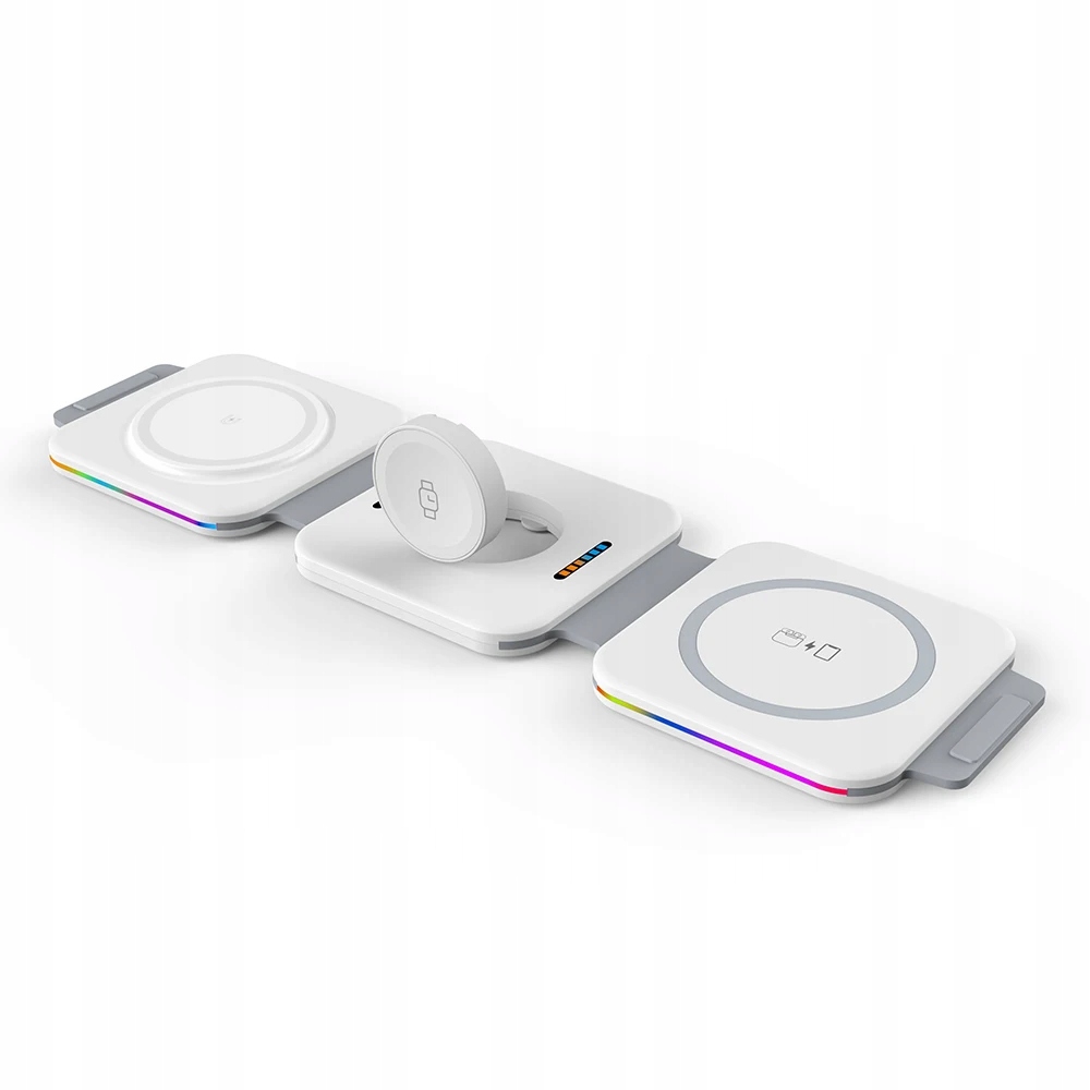 Składana magnetyczna bezprzewodowa ładowarka do telefonu zegarka indukcyjna