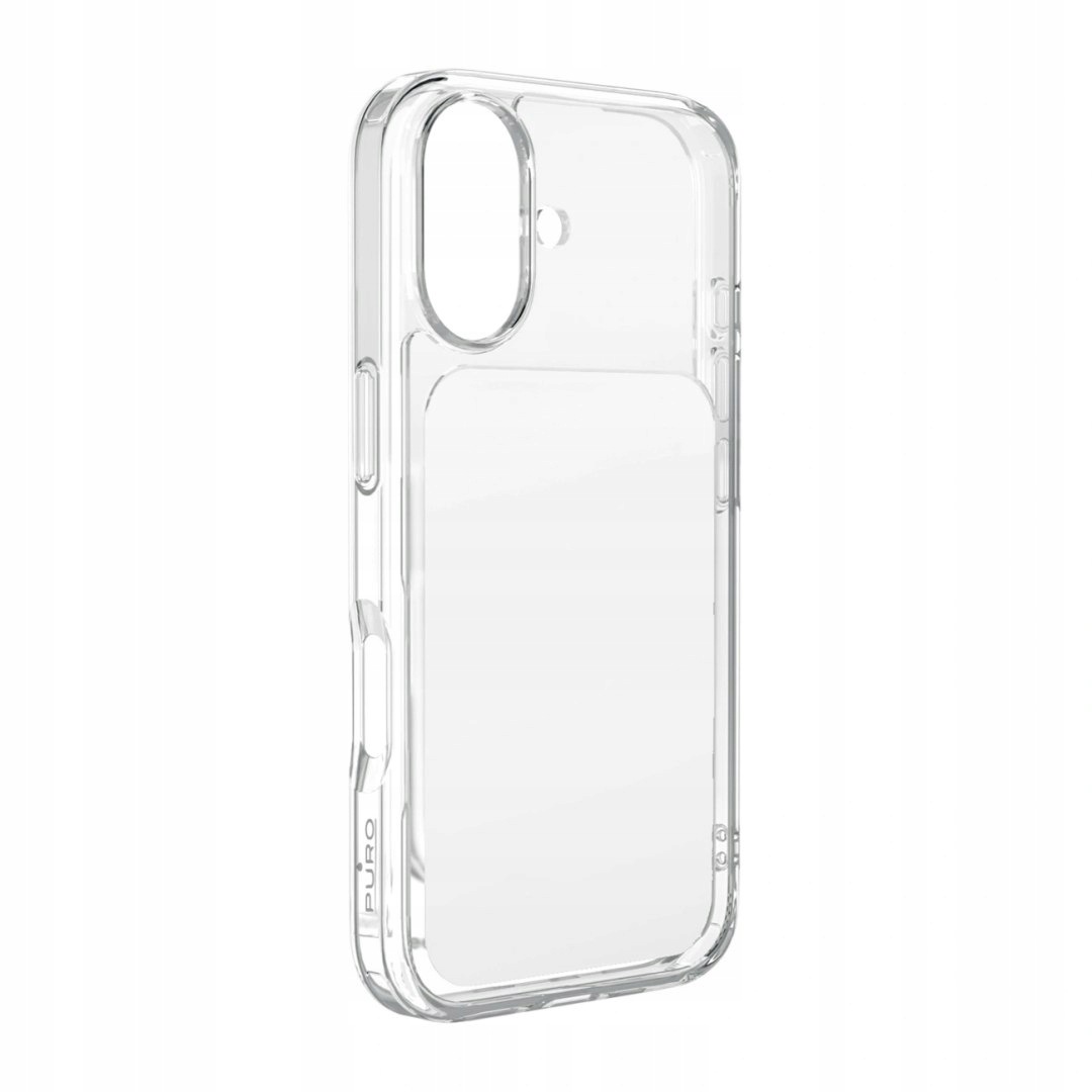 Etui Puro Plate Mag na iPhone 17 kompatybilne z MagSafe białe