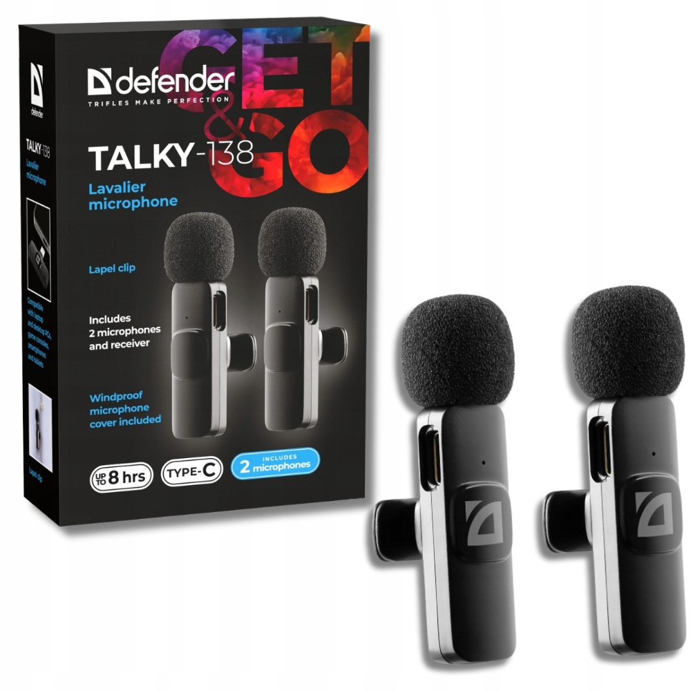 Bezdrátový kravatový mikrofon pro telefon Iphona Android počítače Usb-c